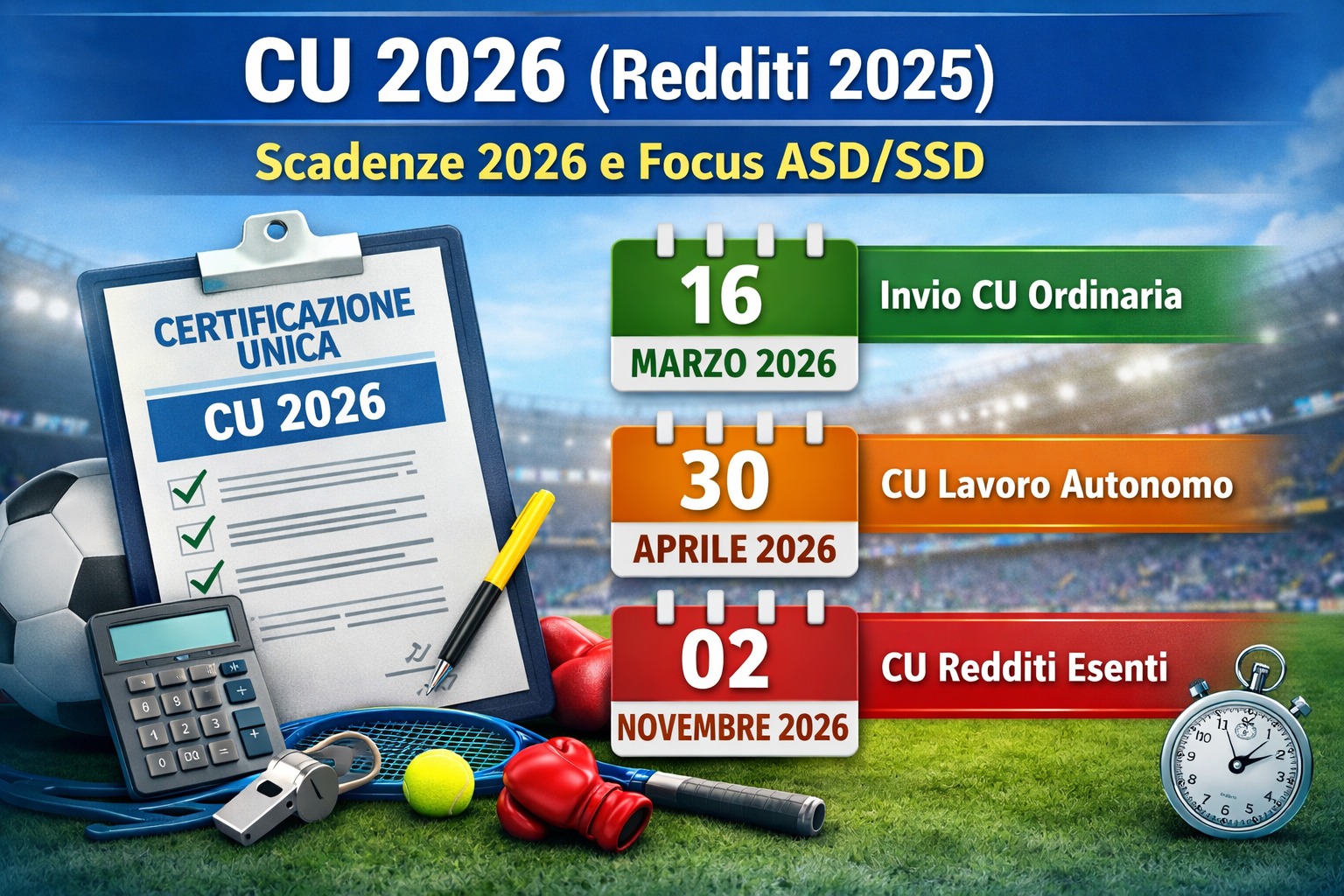 Scadenza Carta Unica 2026 - Illustrazione temporale